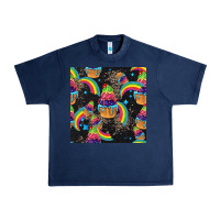 Navy pride cupcake seamless pattern Urban Heavy Tee - FaDigitalArtStudio