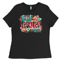 Black Best Mom ever Mother's Day Ladies Tee - CowGirlArtShop