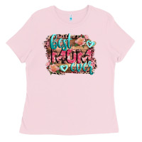 Bubblegum Pink Best Mom ever Mother's Day Ladies Tee - CowGirlArtShop