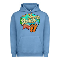 Pigment Pebble Blue dont be a shady beach 2 Urban Hoodie - JahusDesignShop