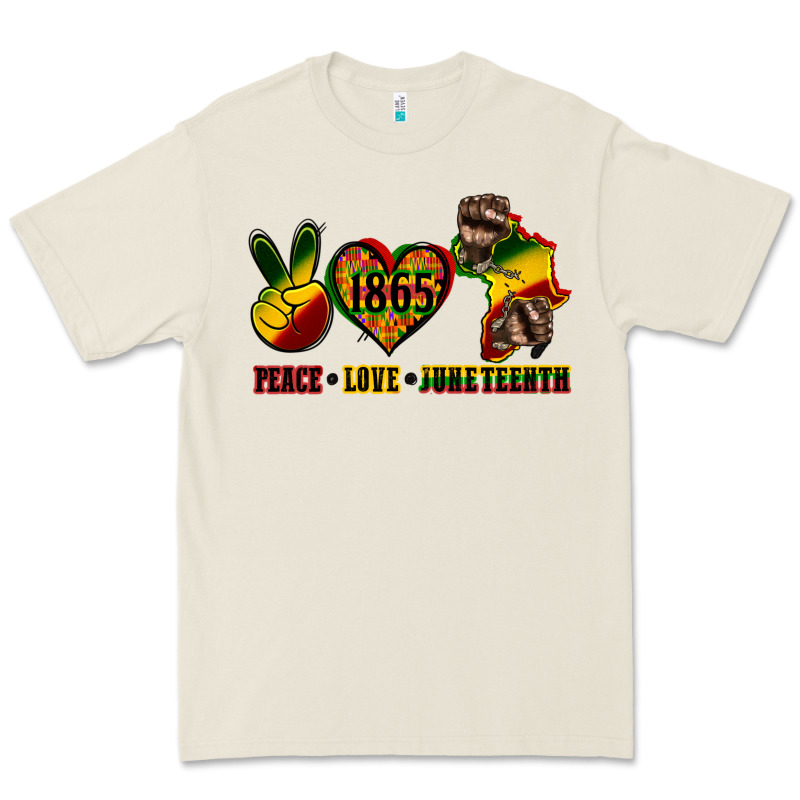 Peace Love Juneteenth Premium Tee by CowGirlArtShop | Teevron