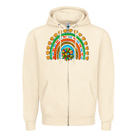 Sandshell autism heart ribbon rainbow Zipper Hoodie - AdoDesignShop