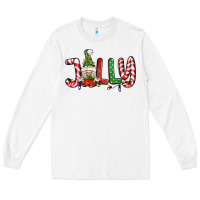 White jolly gnome Long Sleeve Tee - BundleAndBundleShop