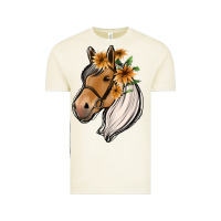 Vintage Arctic floral horse Vintage Tee - Jasminsmagicworld