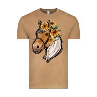 Vintage Camel floral horse Vintage Tee - Jasminsmagicworld