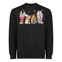 Black easter coffee cups Heavyweight Sweatshirt - AdoDesignShop