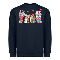 Easter Coffee Cups Heavyweight Sweatshirt | Teevron