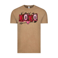 Vintage Coffee Xoxo love Valentine's Day Vintage Tee - FaDigitalArtStudio