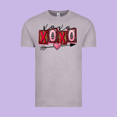 Xoxo Love Valentine's Day Vintage Tee Designed By Fadigitalartstudio