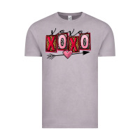 Vintage Zinc Xoxo love Valentine's Day Vintage Tee - FaDigitalArtStudio