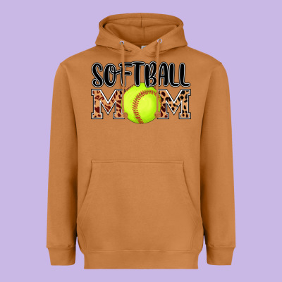 Softball Mom Heavyweight Hoodie Designed By Adodesignshop