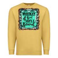 Whiskey Bent Hell Bound Premium Sweatshirt | Teevron