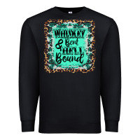 Black whiskey bent hell bound Premium Sweatshirt - AdoDesignShop