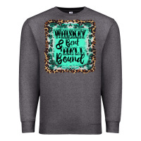 Charcoal Heather whiskey bent hell bound Premium Sweatshirt - AdoDesignShop