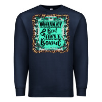 Navy whiskey bent hell bound Premium Sweatshirt - AdoDesignShop
