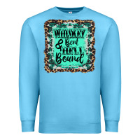 Ocean Blue whiskey bent hell bound Premium Sweatshirt - AdoDesignShop