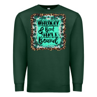 Sports Green whiskey bent hell bound Premium Sweatshirt - AdoDesignShop