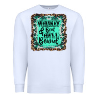 White whiskey bent hell bound Premium Sweatshirt - AdoDesignShop