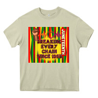 Mossy juneteenth breaking every chain since 1865 Heavy Core Tee - TumblerDesignByShophia