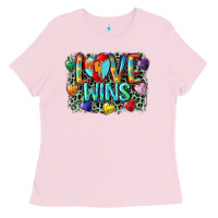 Bubblegum Pink Love wins Ladies Tee - CowGirlArtShop