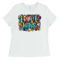 White Love wins Ladies Tee - CowGirlArtShop