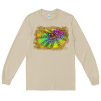 Mushroom colorful glitter leopard background Long Sleeve Tee - RanaPortraitStore