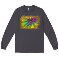 Smoke colorful glitter leopard background Long Sleeve Tee - RanaPortraitStore