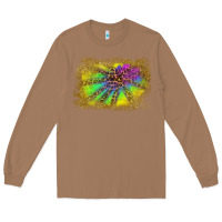 Toasted Coconut colorful glitter leopard background Long Sleeve Tee - RanaPortraitStore