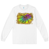 White colorful glitter leopard background Long Sleeve Tee - RanaPortraitStore