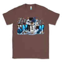 Chestnut let it snow Classic Tee - CowGirlArtShop