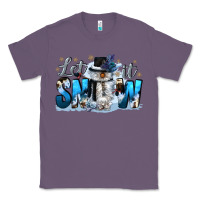 Lavender let it snow Classic Tee - CowGirlArtShop