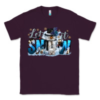 Plum let it snow Classic Tee - CowGirlArtShop