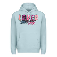 Blue Mist Lover Babe Premium Hoodie - SublimationCraftShop
