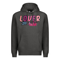 Charcoal Heather Lover Babe Premium Hoodie - SublimationCraftShop