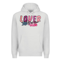 Dove Grey Lover Babe Premium Hoodie - SublimationCraftShop