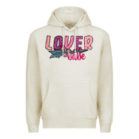 Oatmeal Heather Lover Babe Premium Hoodie - SublimationCraftShop