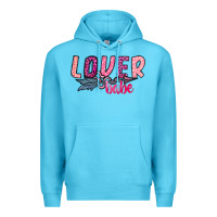 Ocean Blue Lover Babe Premium Hoodie - SublimationCraftShop