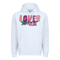 White Lover Babe Premium Hoodie - SublimationCraftShop