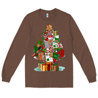 Chestnut nurse christmas tree Long Sleeve Tee - FaDigitalArtStudio