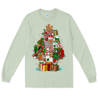 Matcha nurse christmas tree Long Sleeve Tee - FaDigitalArtStudio