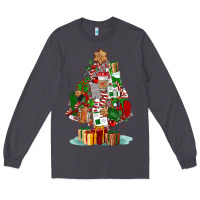 Smoke nurse christmas tree Long Sleeve Tee - FaDigitalArtStudio