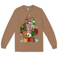 Toasted Coconut nurse christmas tree Long Sleeve Tee - FaDigitalArtStudio