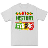 Dove Grey my history is strong Premium Tee - CowGirlArtShop