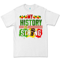 White my history is strong Premium Tee - CowGirlArtShop