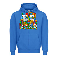 True Royal bee kind autism Zipper Hoodie - AdoDesignShop
