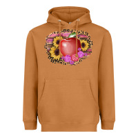 Meerkat apple sunflower back to school background Heavyweight Hoodie - AdoDesignShop