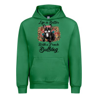 Emerald life is better with a french bulldog Urban Hoodie - JahusDesignShop