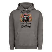 Pigment Tornado life is better with a french bulldog Urban Hoodie - JahusDesignShop