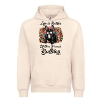 Sandshell life is better with a french bulldog Urban Hoodie - JahusDesignShop