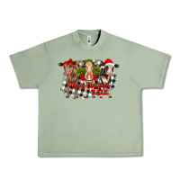 Oil Green Merry Christmas Y'all Heifers Urban Heavy Tee - RanaPortraitStore